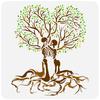 PET Hollow Out Drawing Painting Stencils, for DIY Scrapbook, Photo Album, Tree, 30x30cm