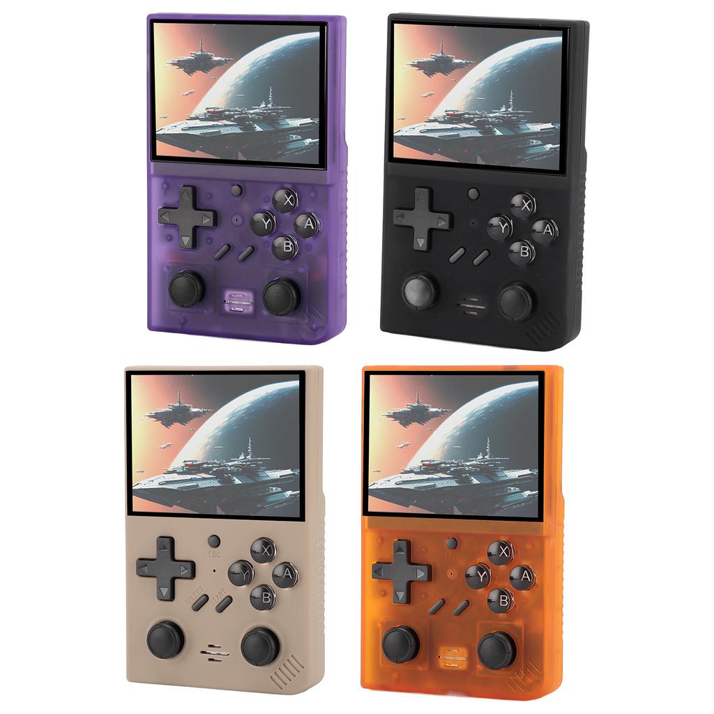 Handheld Retro Spielekonsole 3,5 Zoll IPS Bildschirm Open Source Tragbare Videospielkonsole mit Dual 3D