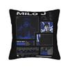 Argentinian Milo J Rapper Pillowcase Printing Polyester Cushion Cover Decoration Throw Pillow Case Cover Home Zippered 40*40Cm