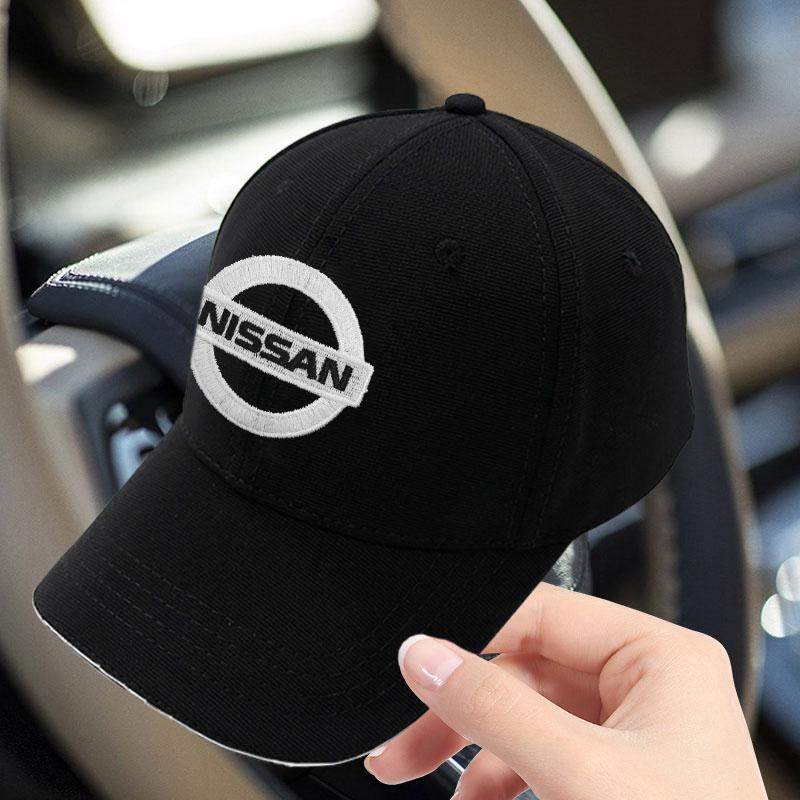 Mode Männer Frauen Auto LOGO Baseballkappe Auto Sonnenhut Auto Styling Für Nissan Nismo juke leaf micra k12 note patrol qashqai j11 j10 tiida versa xtrail