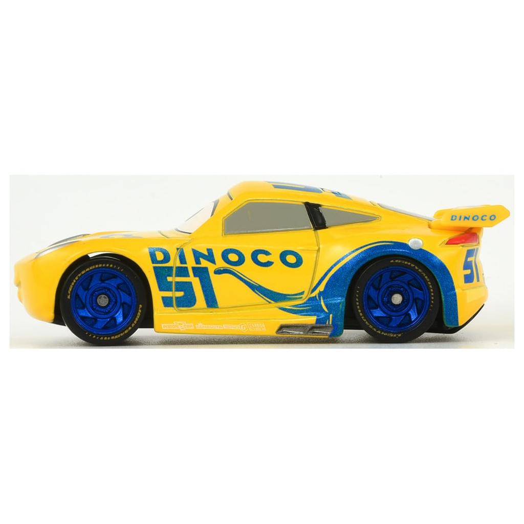 TAKARA TOMY "Disney Cars Tomica C-06 Cruz Ramirez (DINOCO Racing Type)" Miniature Car Toy for Ages 3 and Up, Boxed, Meets Toy Safety Standards, ST