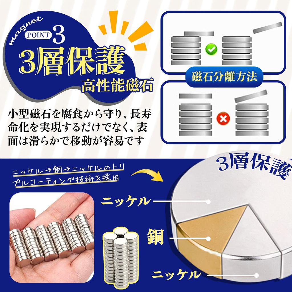 Små Neodymium Neodymium Magneter, Runda Magneter, Små, Mångsidiga, Rund Form, 10 Stycken, Mångsidiga, Super