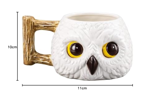 sun art "Harry Potter" Hedwig Mug, Die-Cut, Approx. 350ml, SAN3851