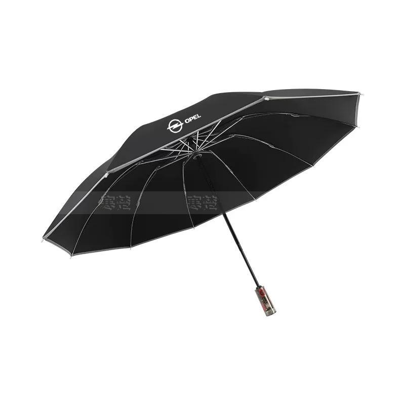Car Automatic Folding Windproof UV Sun Protection Sunshade Umbrella For Opel OPCline ASTRA CORSA INSIGNIA MOKKA VECTRA GTC Tigra