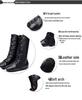 Zapatos de Jazz Suela Blanda PU para Niños y Adultos - Zapatos de Ballet de Cuero Negros para Niñas