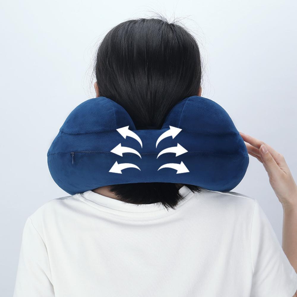 Portable Neck Pillow Travel Pillow for Outdoor Travel, Business Travel, And Camping