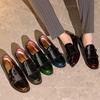 2025 Europejskie Nowe Buty Męskie Skórzane Codzienne Buty Monk Klasyczne Buty Biznesowe Modne Wsuwane Mokasyny
