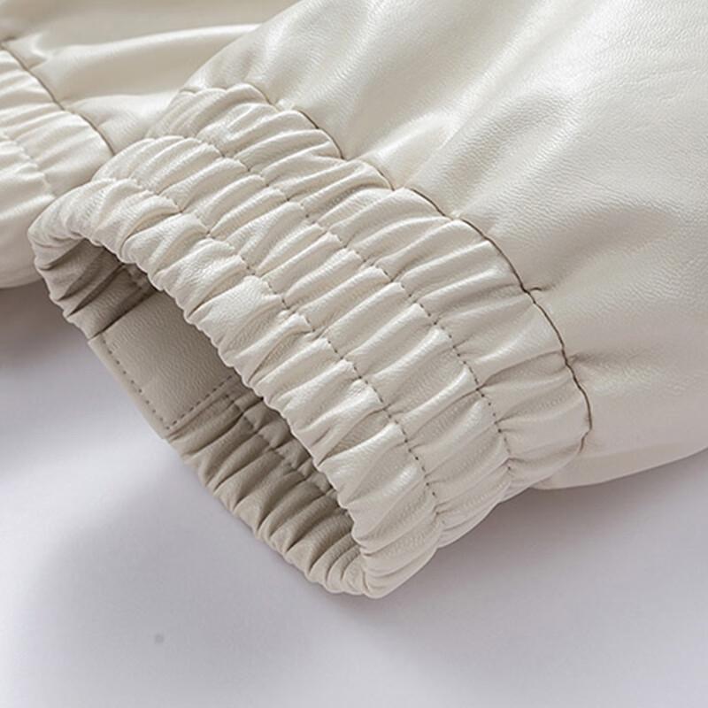 Mao Ren Men's Faux Leather Warm Jacket