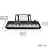 Elektronická klávesnice Alesis 54 kláves pro začátečníky Reproduktor Mikrofon Stojan na hudbu Kompaktní Melody 54 vestavěných
