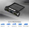 Solar Power Car Tire Pressure Monitor TPMS Car Tire Pressure Alarm Monitor System Auto Security Alarm Systems Tyre Pressure Sensor Kit