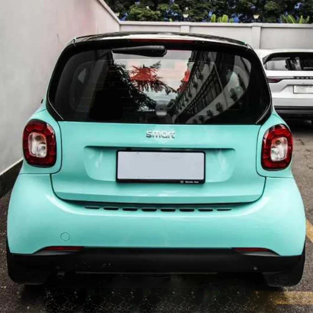 Glossy Light Blue Bubble Free Vinyl Film Auto Decals Car Wrapping Film Car Sticker PET Sticker Car Accessories Exterior Interior