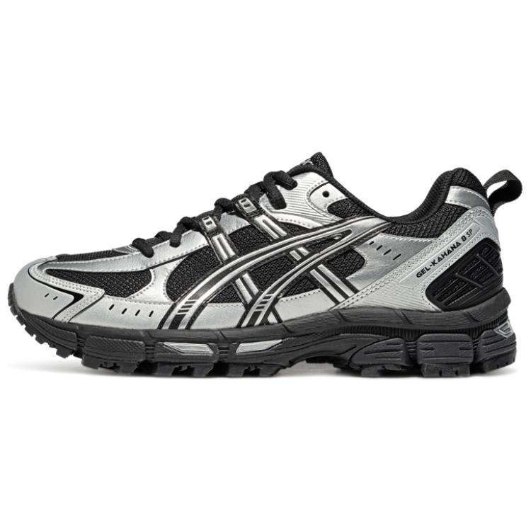 Asics Gel-Kahana 8 Comfortable Versatile Y2K Retro Running Shoes Men Sneakers Silver Black 1011B998-020