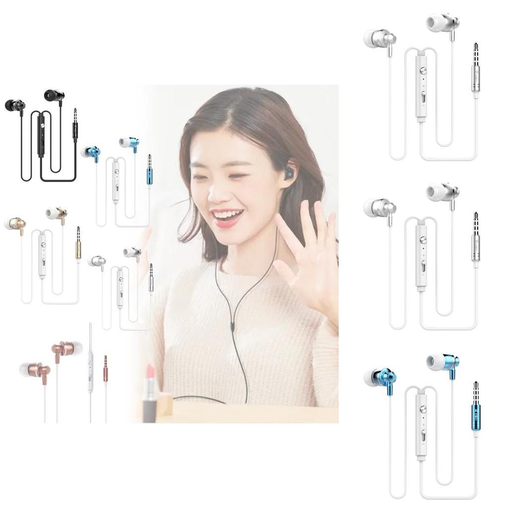 Wired In Ear Headphones With Microphone For Gaming And Communication Devices