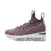 Nike Lebron 15 Wine Red Slip Resistant Cushioning Mid top Basketball Shoes Red White Unisex 922811-201