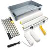 Large Capacity Paint Tray Roller Brush Splicing Rod Set Extra Large Roller Brush Paint Floor Paint Latex Paint Wall Brush Tool
