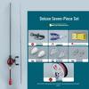 Complete Beginner's Micro Tin Can Lure & Long Cast Spinning Rod Set with Double Rocker Arm Spinning Wheel.