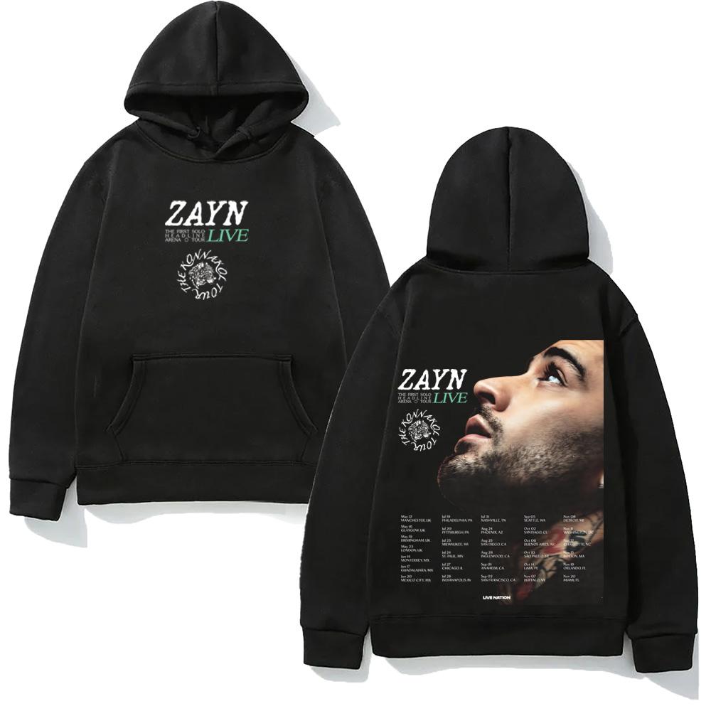 

Zayn Malik Hoodie THE KONNAKOL TOUR 2026 Fashion Aesthetic Hoody Retro Classic Soft Punk Comfortable Hooded Pullovers Fleece XS