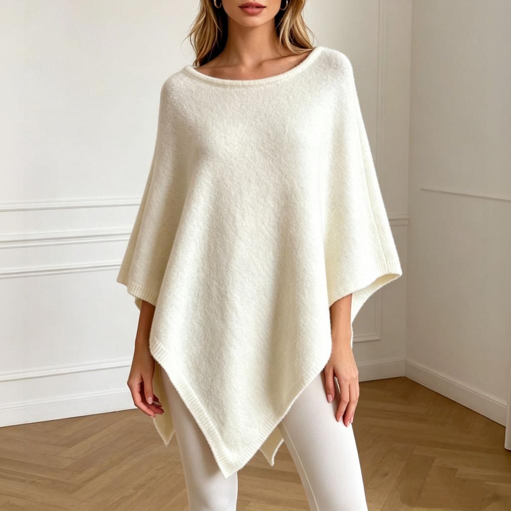 Women's Faux Shawl Cape Wrap Lightweight Casual for Daily Wear