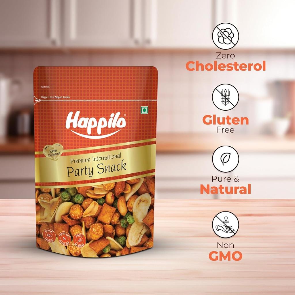 Закуска для вечеринки (160 г), Premium International Party Snack,  Happilo