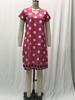 2025 Spring/Summer Polka Dot V-Neck Midi Dress - European & American Women's Fashion