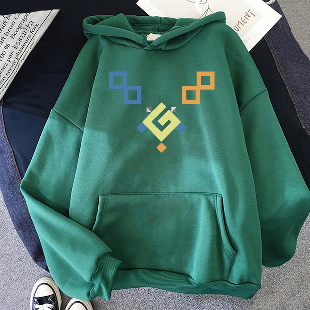 Genshin Impact Kinich Ajaw Hoodie Fashion Women Aesthetic Hoodies Unisex Autumn Winter Harajuku Vintage Pullovers Sweatshirts
