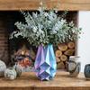 Vaso da Fiori Boho Stampato in 3D Forma Geometrica Vaso Decorativo Moderno Minimalista per Soggiorno Ingresso Tavolino Arredamento per la Casa