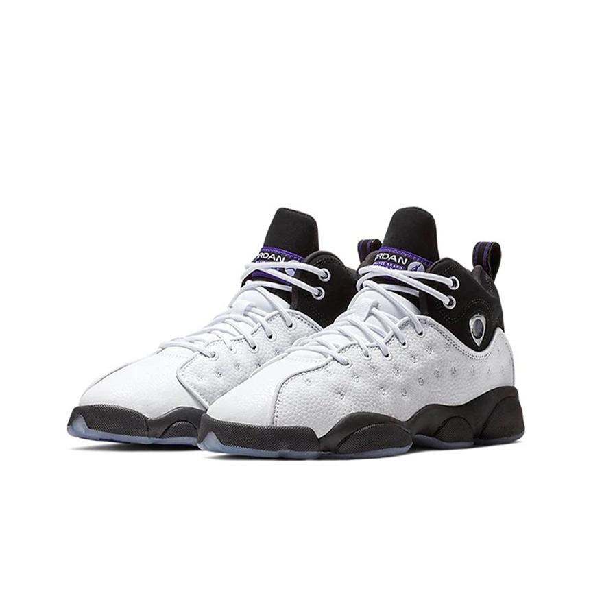 New Jordan Jumpman Team II Cushioning Support Mid Top Children's Basketball Shoes Teenagers 820273-104