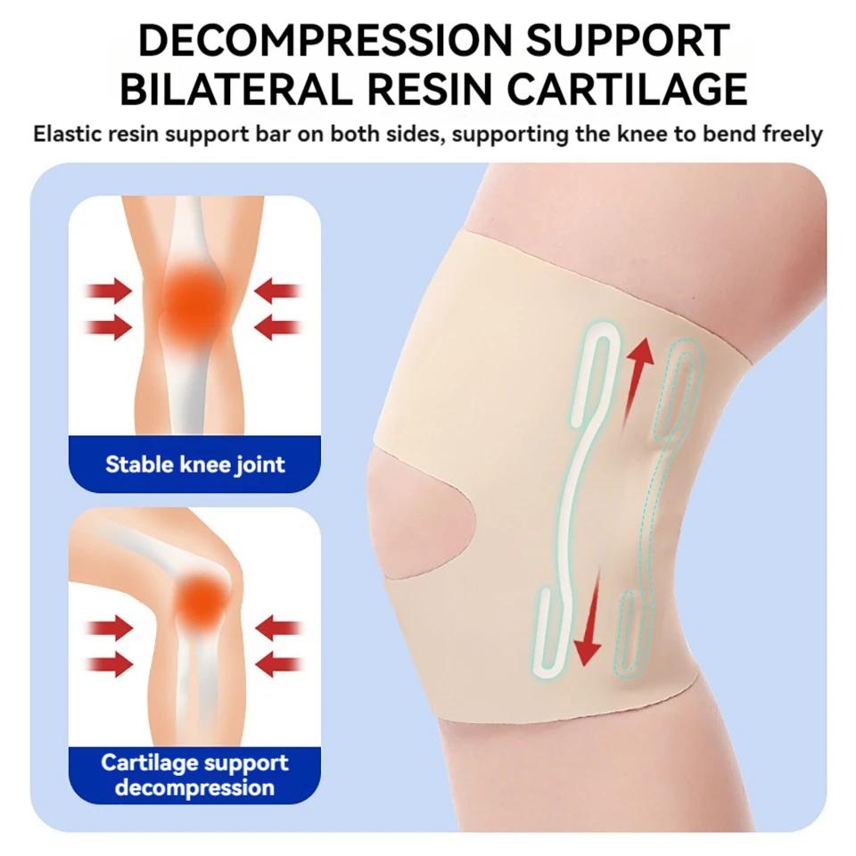 1Pcs Adjustable Sports Lightweight Knee Pads Knee Meniscus Protective Sleeve Fixed Support Gear Running Mountaineering Unisex