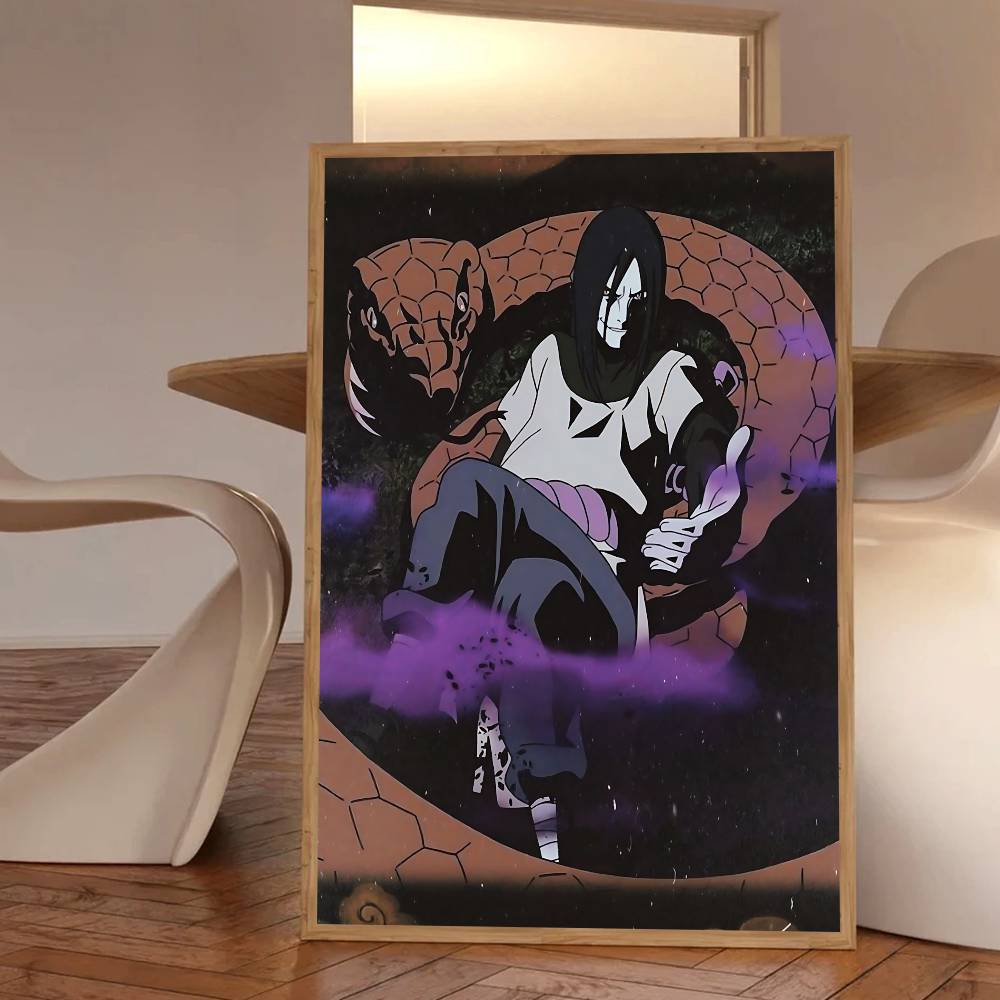 Anime Cool Character O-Orochimaru Posters HD Print Vintage Wall Art Decor for Home Study Room