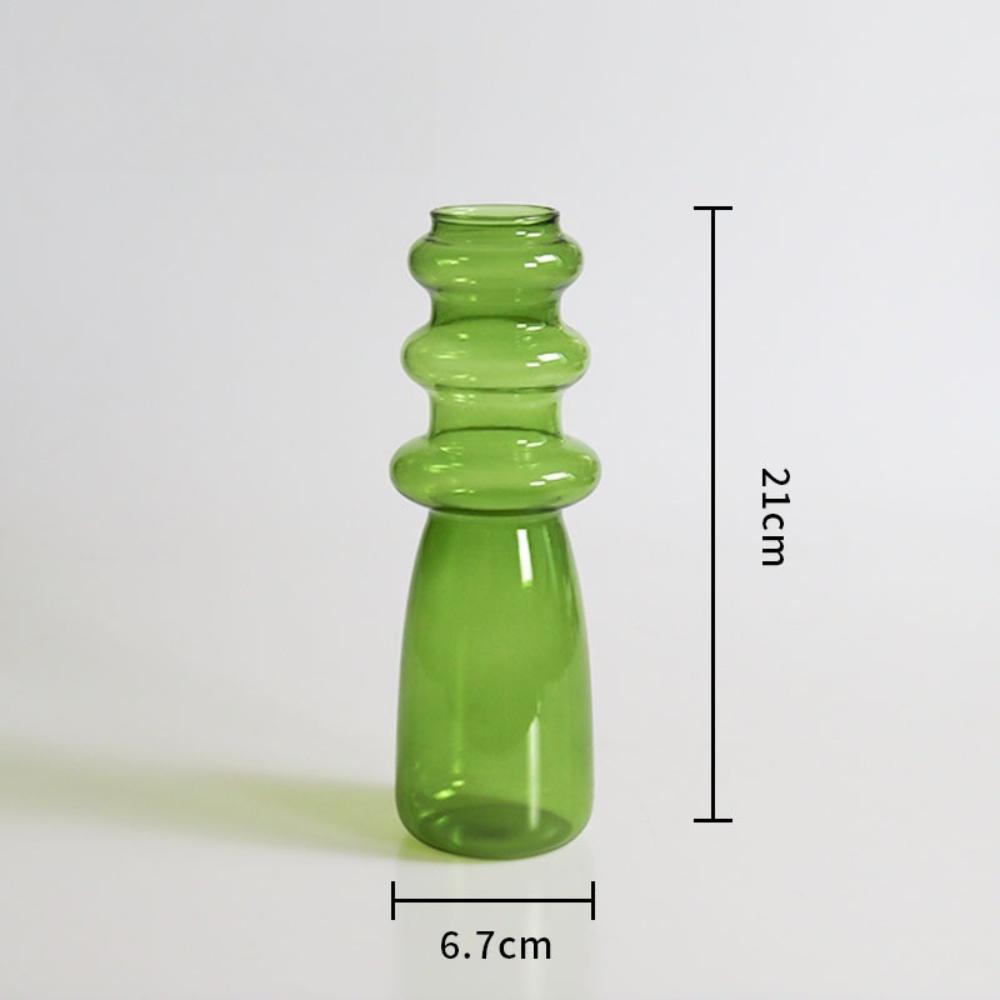 Creative Nordic Style Colored Glass Vases Perfect for Home Living Room Decorations Flower Arrangements Water Nourishing Vases