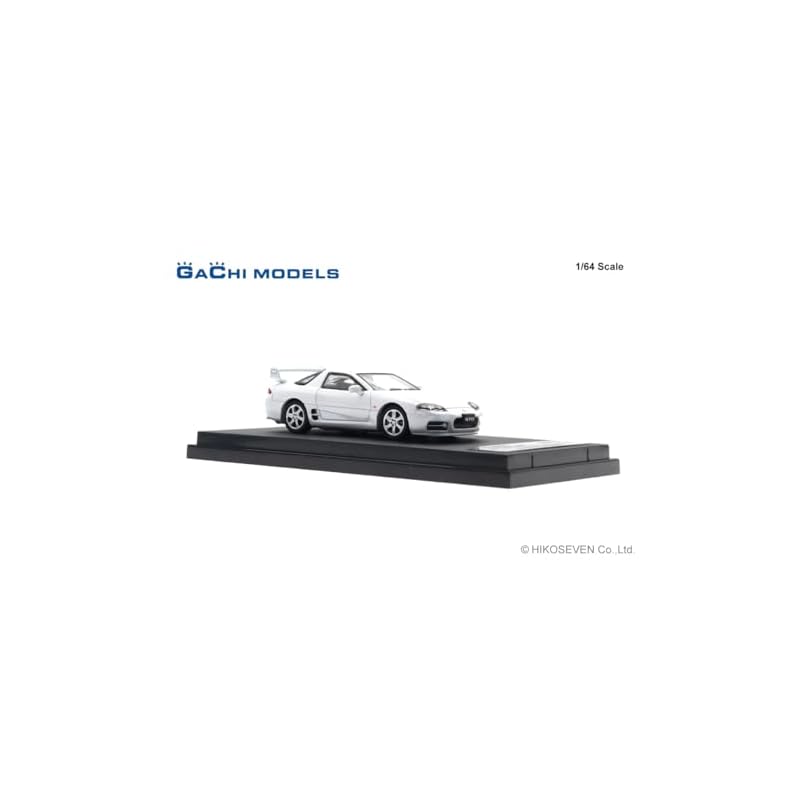 GACHI MODELS 1/64 Mitsubishi GTO (1998) Galaxy White Finished Model GM64001WH