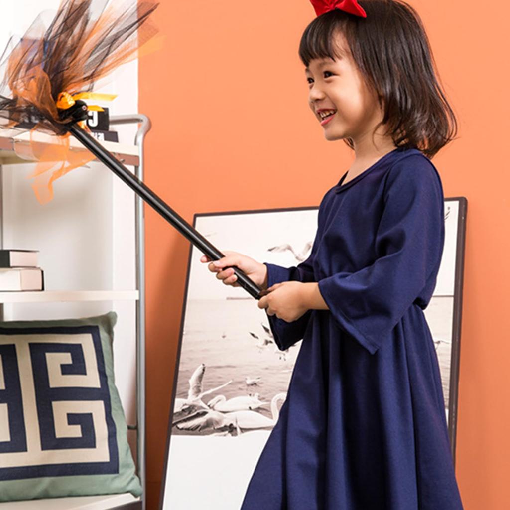 Joyesplay Witch Dress, Cosplay, Delivery Service, Halloween, Witch Kiki Costume, Popular, Cute, for Kids and Adults, Girls, Includes Headband,