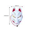 Maskenballmaske für Frauen Hallowee-Maske Vollgesichtsmaske Fuchmaske Tiermaske