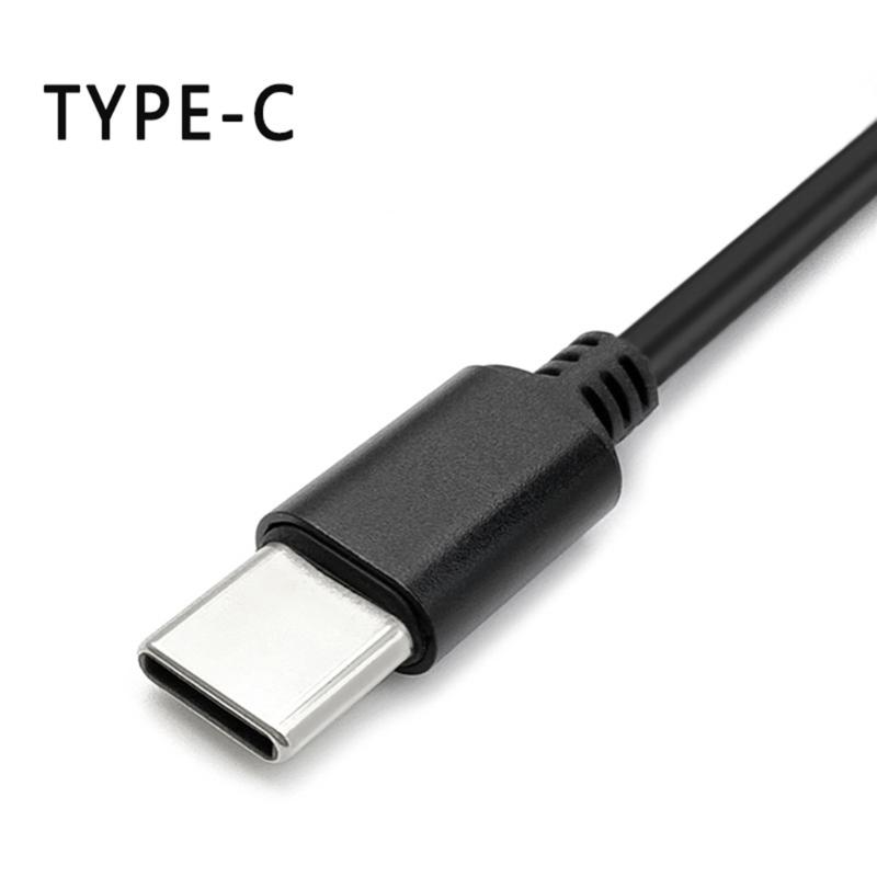 Universal Plugs and Play Type C Audios Cable Compatible for Arctis 3 5 7 Gaming Headsets for Clear Sound TPE Coating