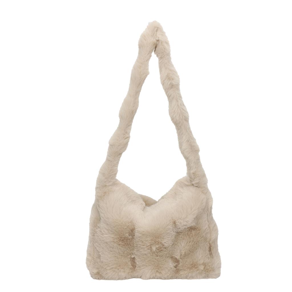 Velvet Women's Bag  High Beauty  Shoulder Bag  Soft  Versatile  Simple Tote  New Product