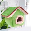 Detachable Plush Bird Huts Winter Warm Shelter For Parrots Easyly Maintenance J0MC
