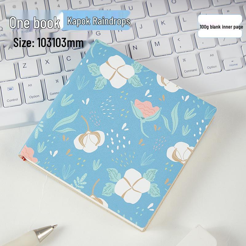 

Стильный мультяшный блокнот-мини с печатью: Милый, Ценный, Простой Квадратный Карманный Блокнот Blank