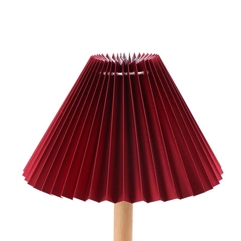 1 stk Takdekor Stoff Plissert Lampeskjerm Moderne Vaskbart Bordlampe Trekk DIY Retro Lysekrone Stofftrekk Stue Spisestue