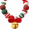Dog Christmas Cape, Adjustable Pet Scarf, Cat Holiday Costume Red Wave Bib