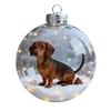 3D Animal Christmas Ball Ornament Funny Dog/Cat/Turtle Hanging Decoraton Clear Plastic Xmas Balls Ornament
