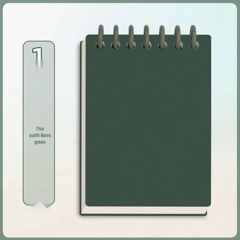 Mini Carnet de Poche A7 Haute Valeur - Agenda Personnel Étudiant à Feuilles Mobiles