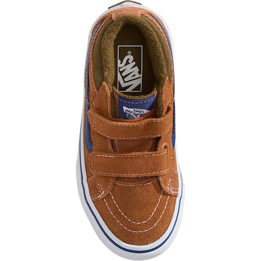 Vans Sk8 Mid Comfortable Durable Skate Shoes Kids Sneakers Brown VN000D10N1Z