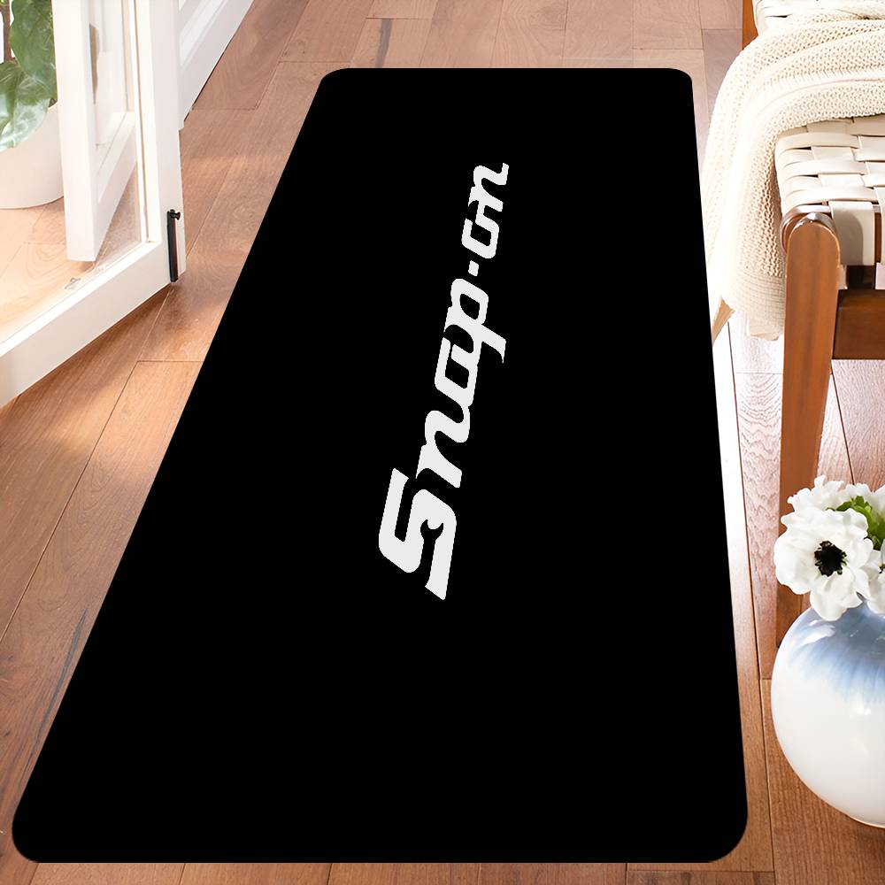 S-Snap On Logo Room Mats Anti-slip Absorb Water Long Strip Cushion Bedroon Mat Household Carpets