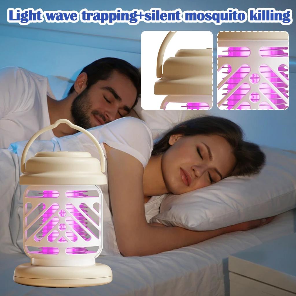 Solcellsdrivna Mygglampor Hushåll Fysisk Elektrisk Mygglampa Utomhus Vattentät Trädgård Villa Lila Ljus Mygglampor