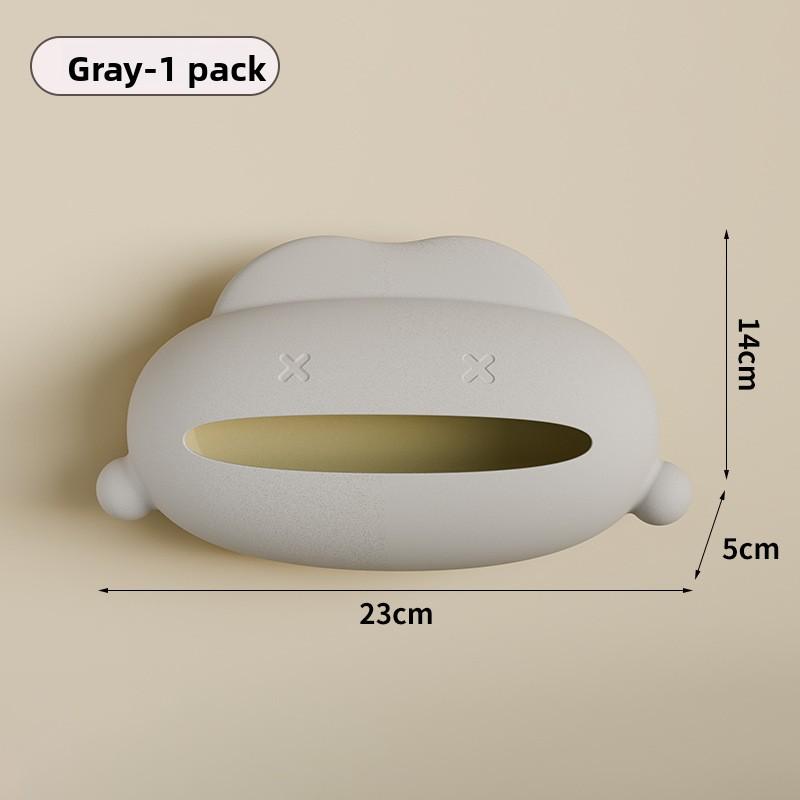 Wall-mounted Household Kitchen Bathroom Toilet Waterproof and Antifouling Garbage Bag Storage Box