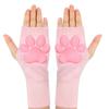 Cute Cat Paw Mittens Gloves 3D Toes Beans Cat Claw Pad Sleeve Warm Knitting Gloves  Girls