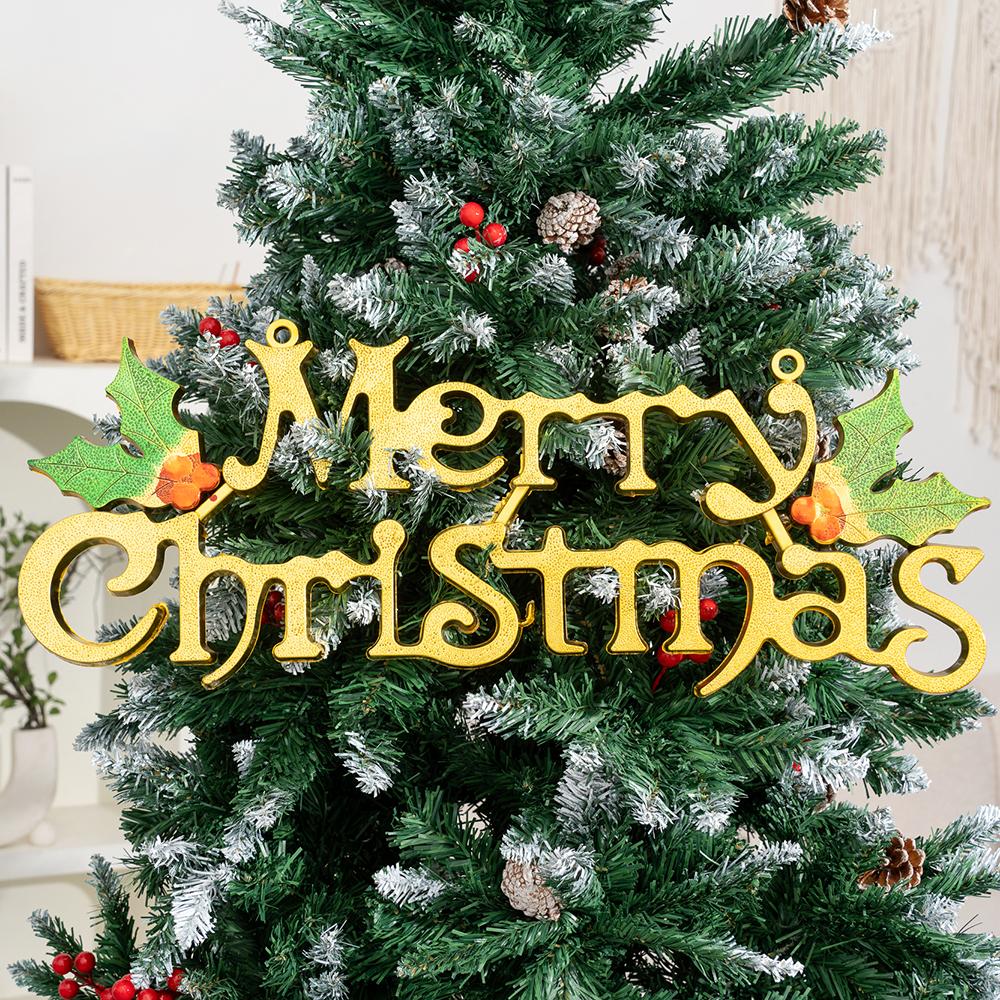 1Pcs 19-60CM Merry Christmas Letter Christmas Tree Decorations Pendant for Home Decor DIY Crafts New Year 2025 Party Supplies