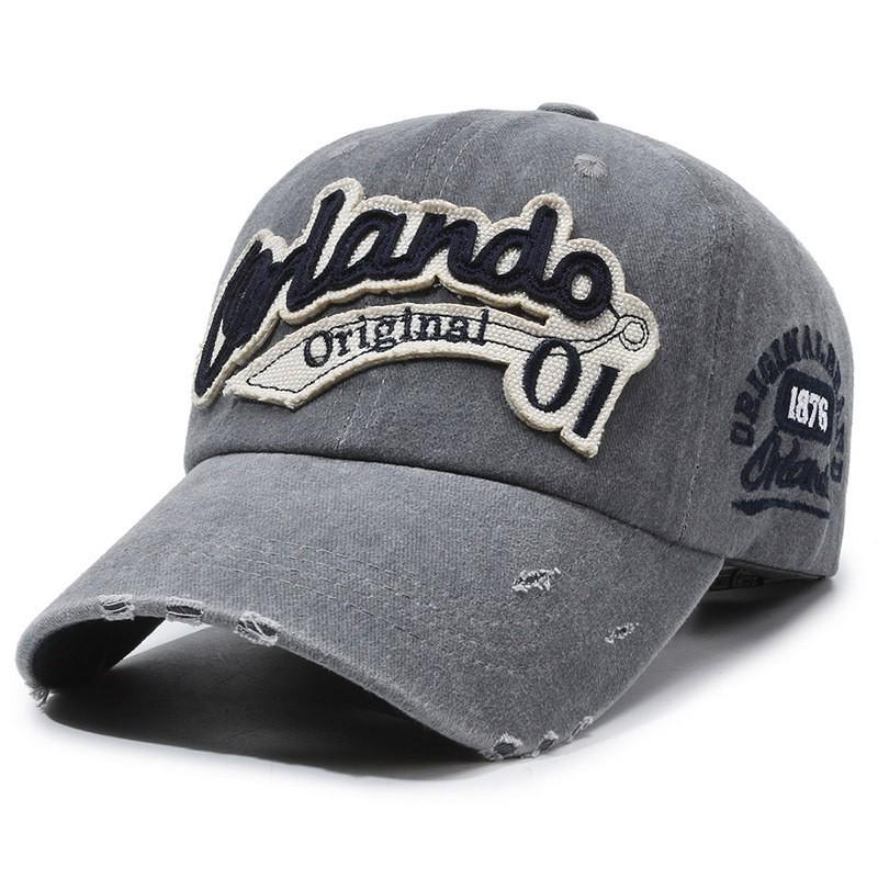 Retro Amerikanische Street Duckbill Baseballkappe mit großem Schirm & weichem Oberteil - Waschbar für Damen & Herren