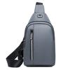Men'S Oxford Cloth Breast Bag Multifunctional Sports Outdoor Leisure Shoulder Backpack Crossbody Bag