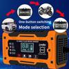 Intelligent 12V Pulse Repair Battery Charger with Screen Display for Motorcycle and Car